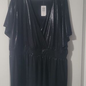 Torrid Deep Black Shimmer Top